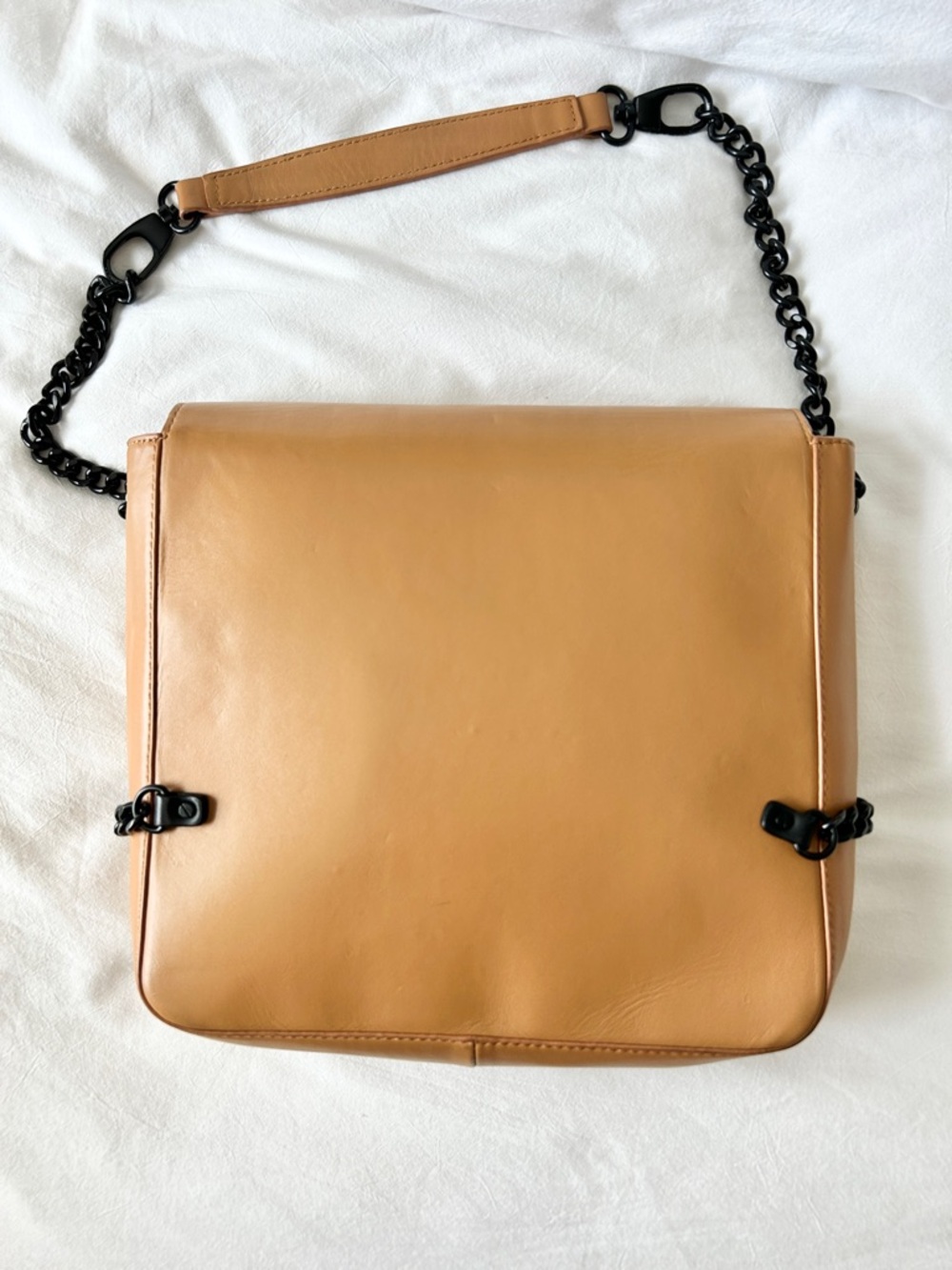 L.A.M.B. Tan Leather Shoulder Bag - Picture 2 of 9